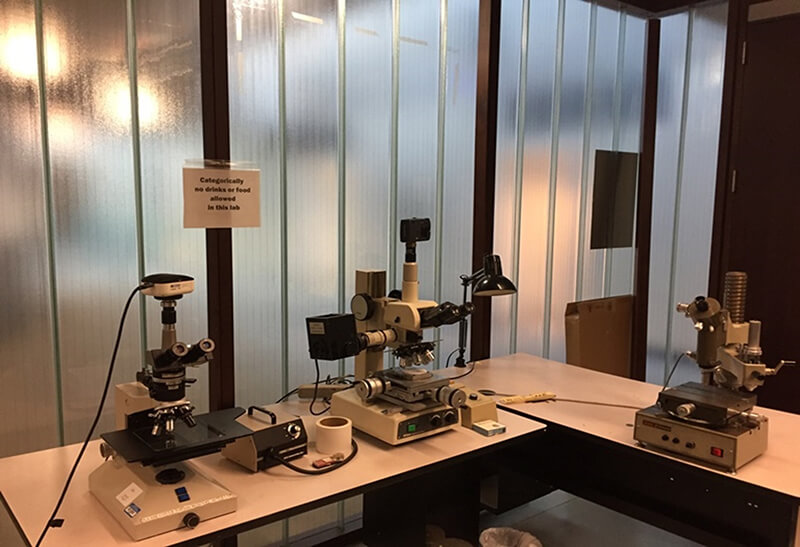 Optical Microscopes and Vickers Hardness Tester